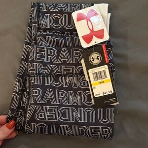 Under Armour Black and White Graphic Leggings